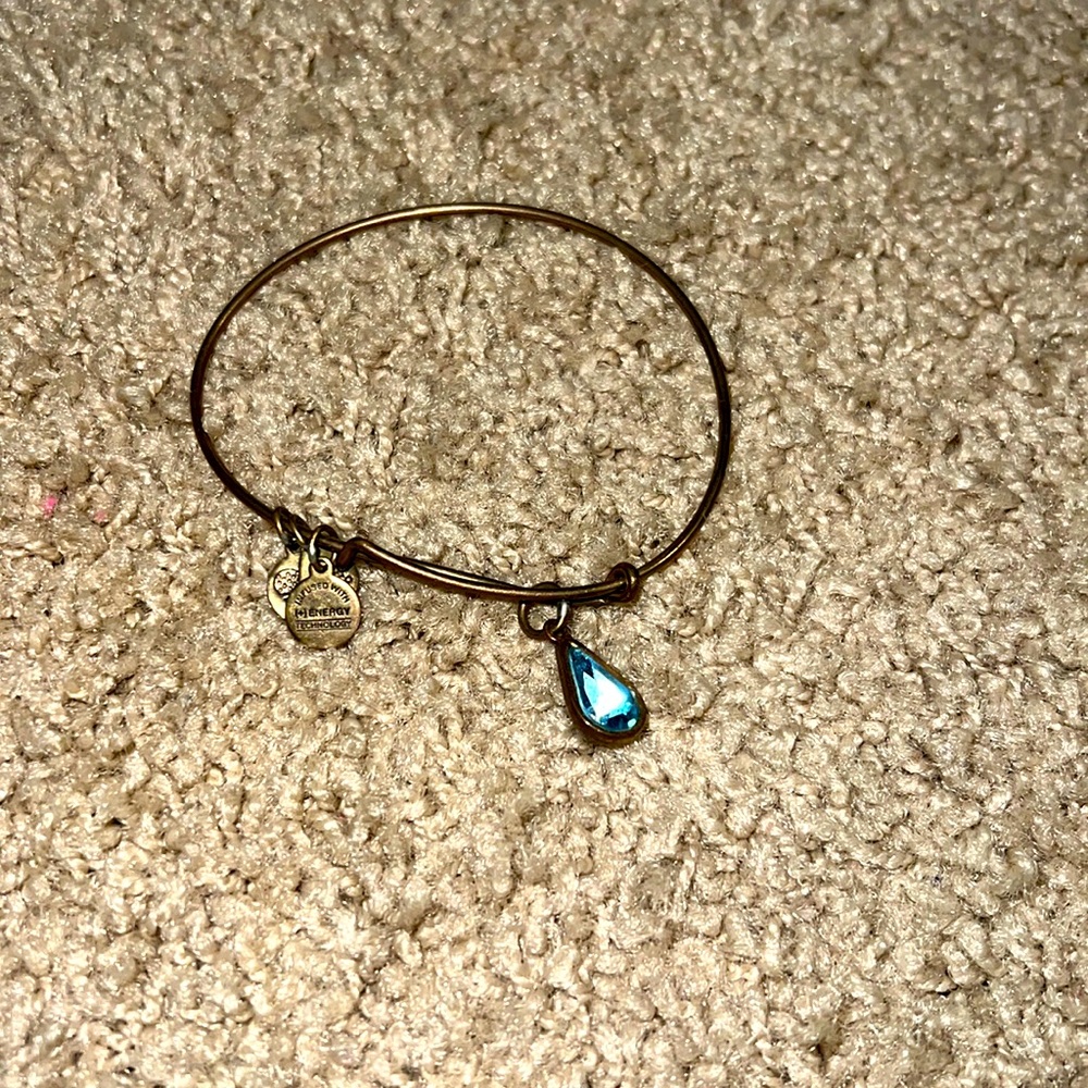 Alex and Ani turquoise pendant bracelet